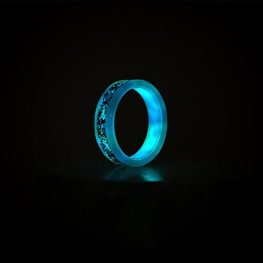 The Abyss Shungite Glow Ring - Classic Series
