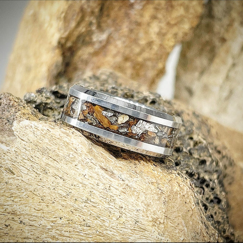 Lost World Triceratops Fossil Ring - Signature Series