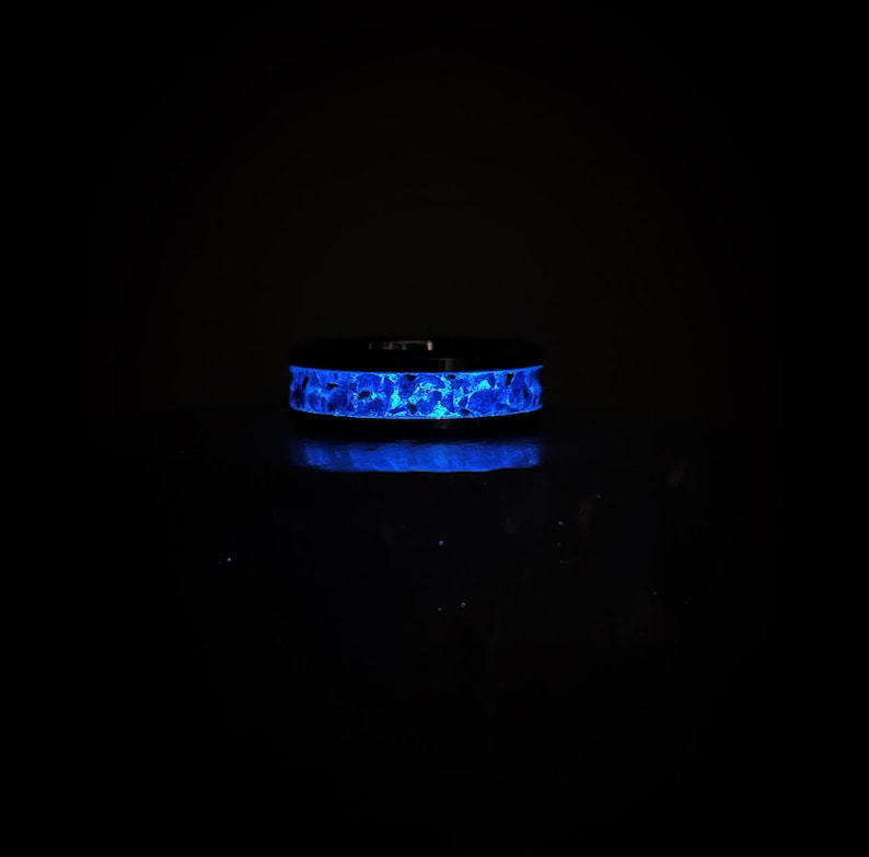 Eclipse Blue Goldstone Ring - Classic Series