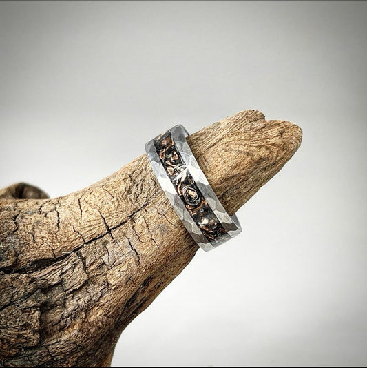 Copper Ridge Meteorite Ring - Classic Series