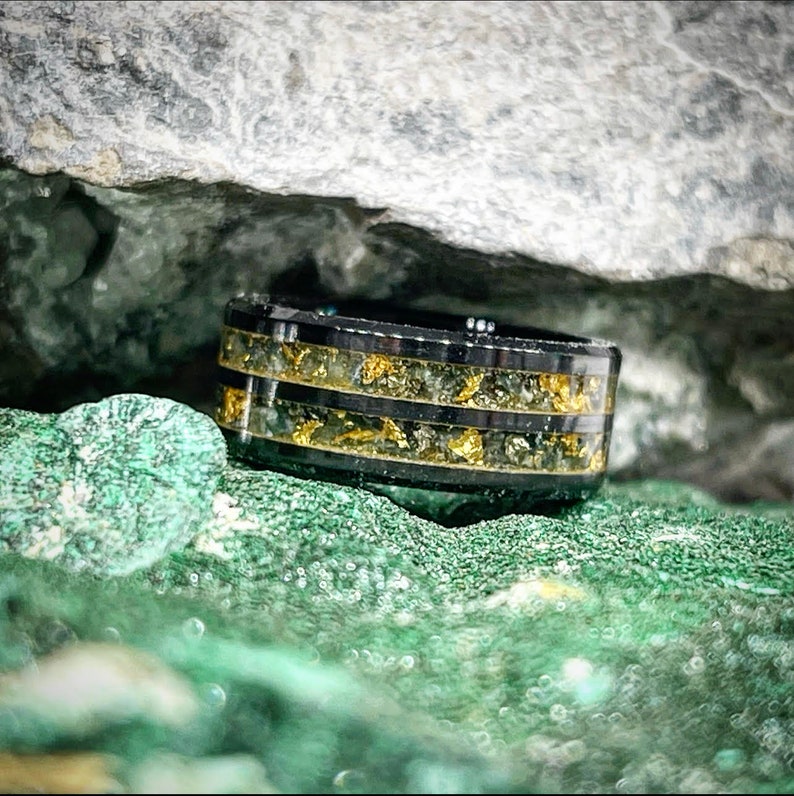 Verdant Serenity Jade and Emerald Ring - Signature Series