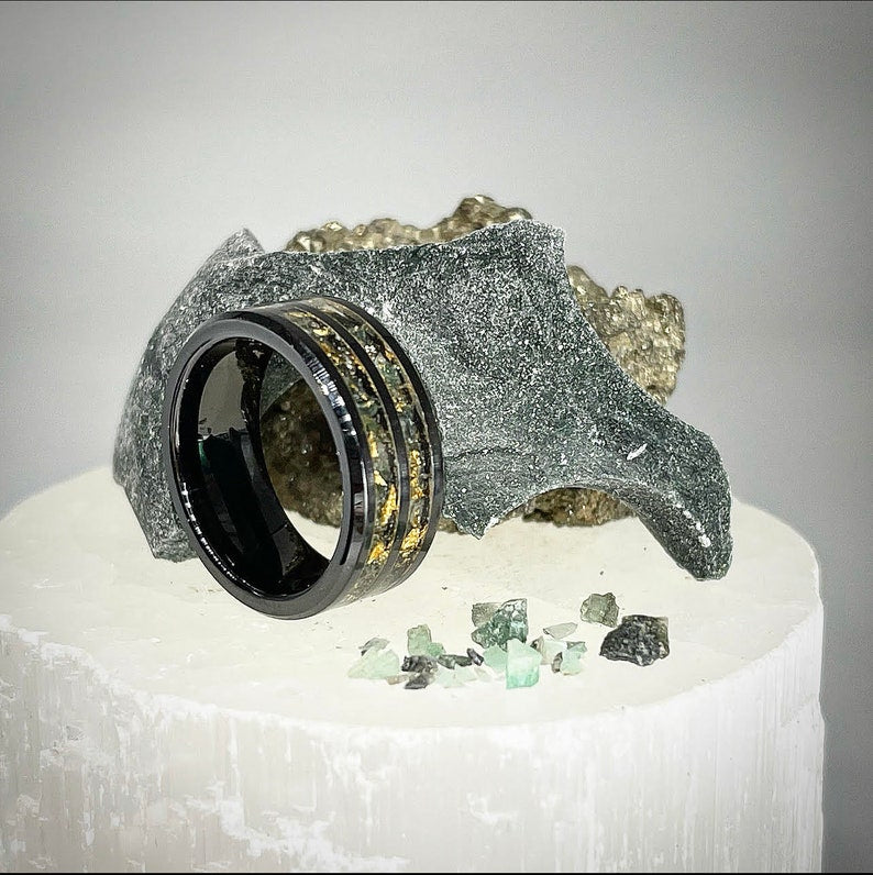 Verdant Serenity Jade and Emerald Ring - Signature Series