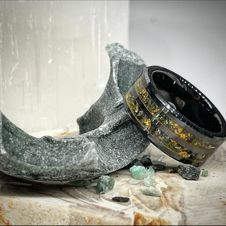 Verdant Serenity Jade and Emerald Ring - Signature Series