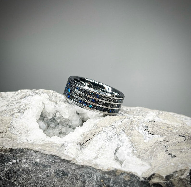 Nebula Meteorite Ring - Classic Series