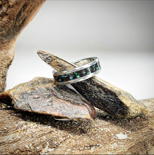 Ocean Depth Shark Tooth Ring - Classic Series