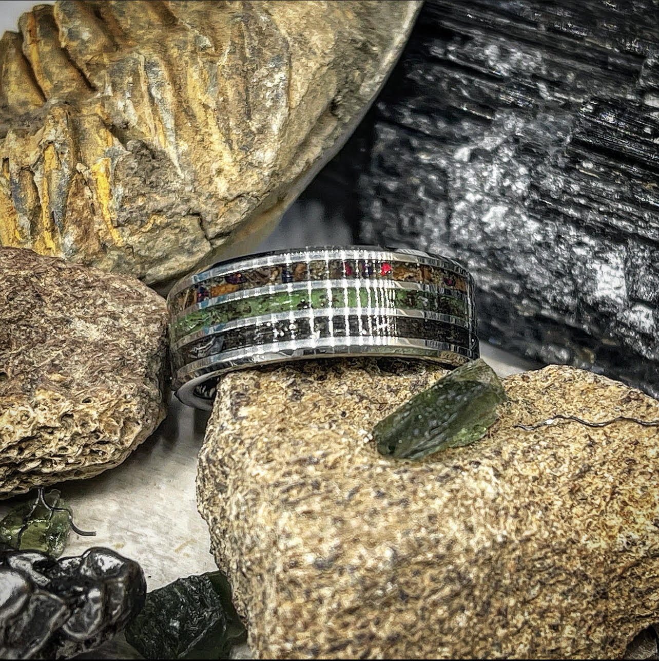 Primal Fusion Dinosaur Fossil Ring - Signature Series