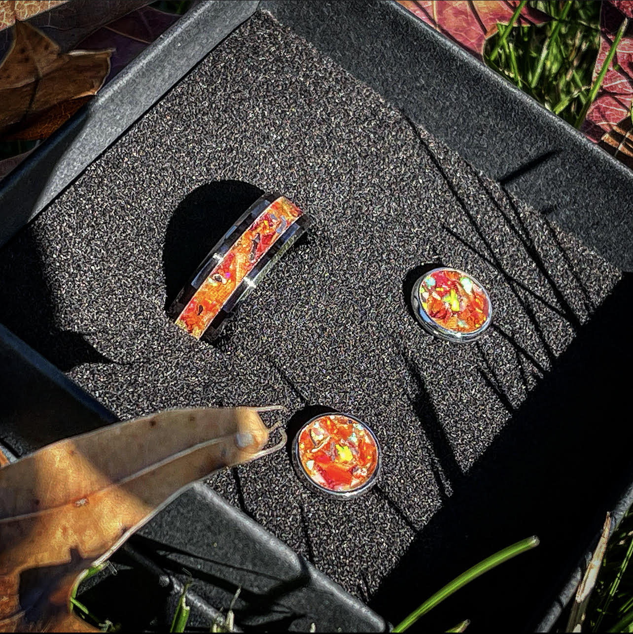 MariMar Fall Festive Ring & Earrings Set