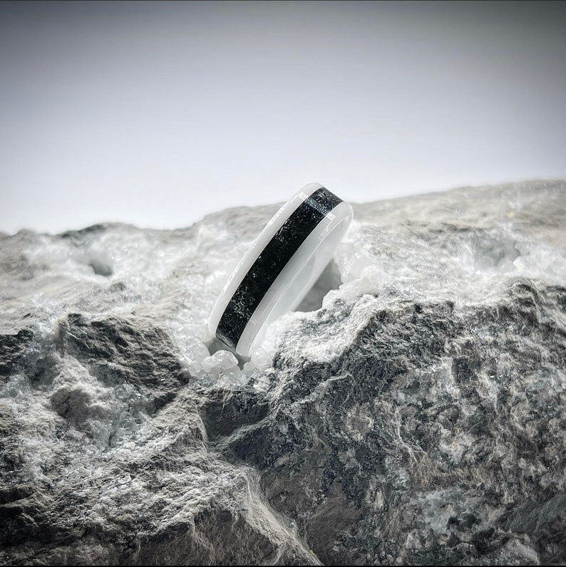 The Abyss Shungite Glow Ring - Classic Series