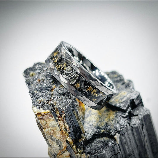 Stellar Gold Meteorite Ring - Signature Series