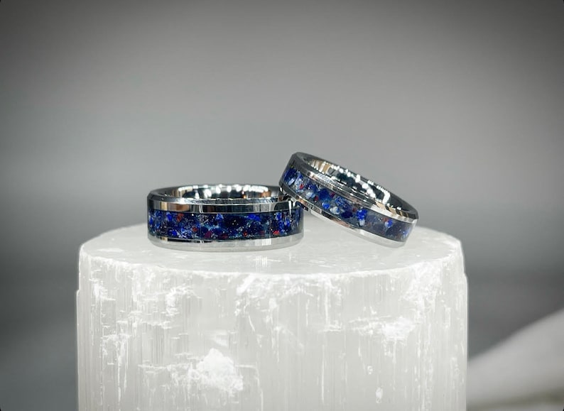 Eclipse Blue Goldstone Ring - Classic Series