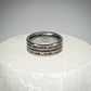 Primal Origins Dinosaur Bone and Meteorite Ring - Signature Series