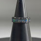 Elysian Waves Abalone and Opal Ring - Classic Series