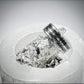 men's women's meteorite ring engagement wedding band double channel inlay muonionalusta campo de cielo