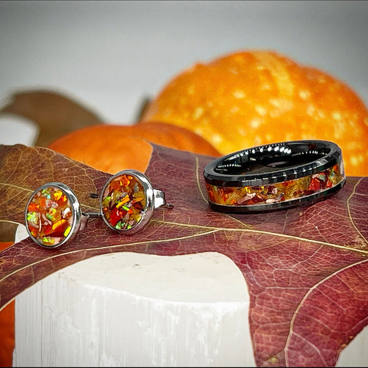MariMar Fall Festive Ring & Earrings Set